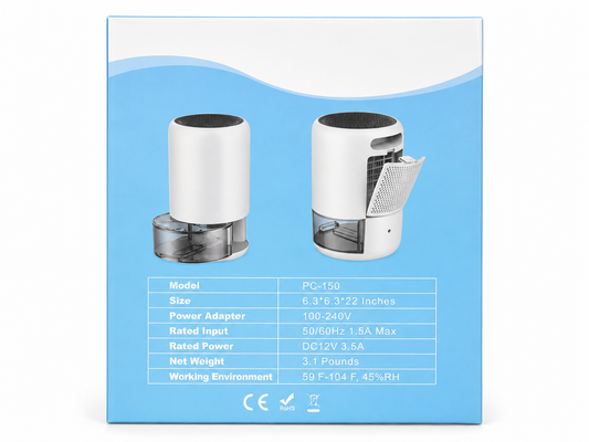 KARMOTTE PC-150 Compact Dehumidifier