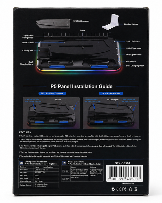 PS5 / PS5 Slim Cooling Station