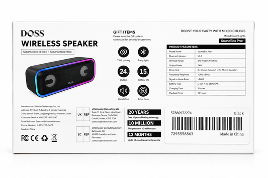 DOSS SoundBox Pro+ Wireless Speaker