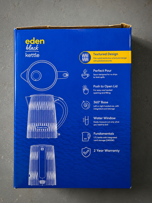 Russell Hobbs Eden Black Kettle – 1.7L