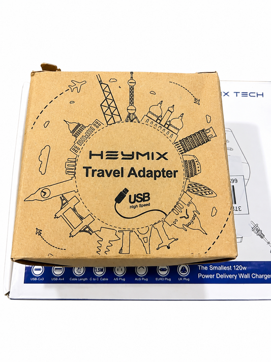 HEYMIX Universal Travel Adapter with USB