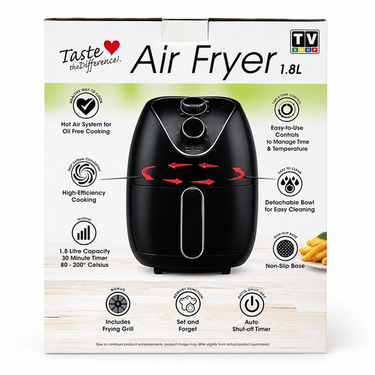 1.8L Air Fryer – 1000W
